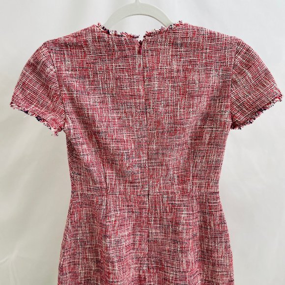 Banana Republic Pink Tweed Midi Dress - Picture 9 of 11